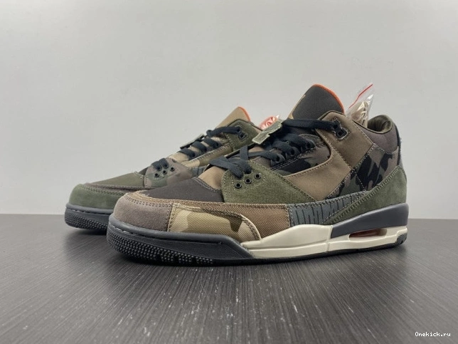One Kick Jordan Retro Patchwork 3 DO1830-200 Air Camo 0716